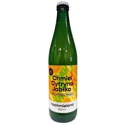 Nepomucen: Nachmielona Chmiel Cytryna Jabłko - butelka 500 ml