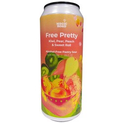 Magic Road: Free Pretty Kiwi Peach Pear & Sweet Roll - puszka 500 ml