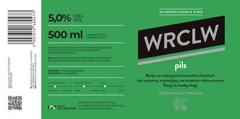 WRCLW: Pils - etykieta 85 x 175 mm