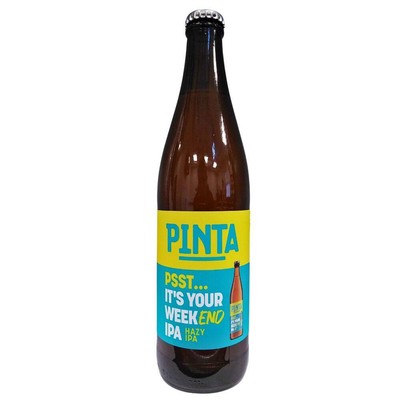 Browar PINTA: Psst... It's Your Weekend Hazy IPA - butelka 500 ml