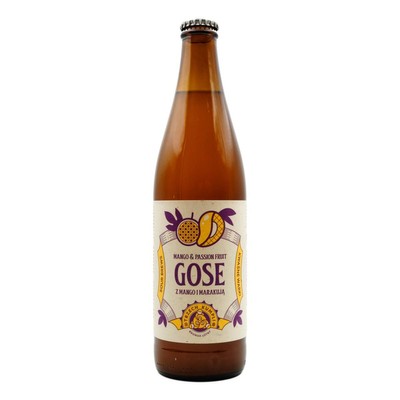 Browar Trzech Kumpli: Gose z Mango i Marakują - butelka 500 ml