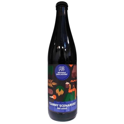 Browar Zakładowy: Czarny Scenariusz - butelka 500 ml