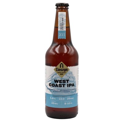 Browar Zamkowy Cieszyn: West Coast IPA - butelka 500 ml