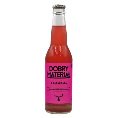 Dobry Materiał: Z Rabarbara - butelka 330 ml