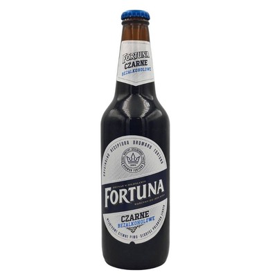 Fortuna: Czarne Bezalkoholowe - butelka 500 ml 