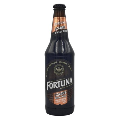 Fortuna: Czarne Whisky Wood - butelka 500 ml