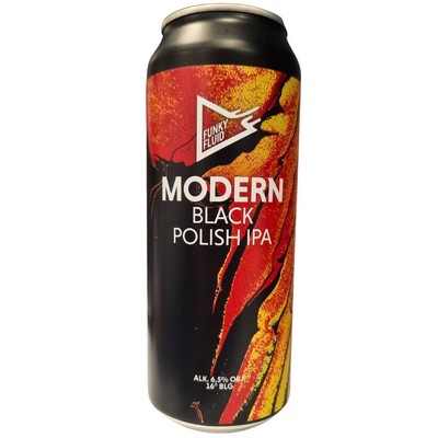 Funky Fluid: Modern Black IPA - puszka 500 ml