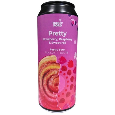 Magic Road: Pretty Strawberry Raspberry & Sweet Roll - puszka 500 ml