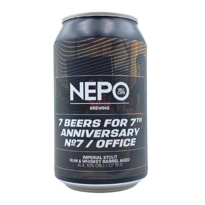 Nepomucen: 7 Beers for 7th Anniversary / Office Imperial Stout BA - puszka 500 ml